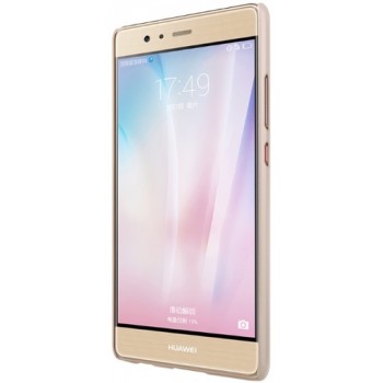 Nillkin f. shield dėklas auksinis + plėvelė (Huawei P9 pPus) Nillkin f. shield dėklas auksinis + plėvelė (Huawei P9 pPus)